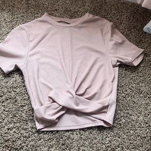 Light pink crop top